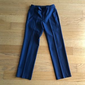 Navy Calvin Klein Slim Fit Dress Pants